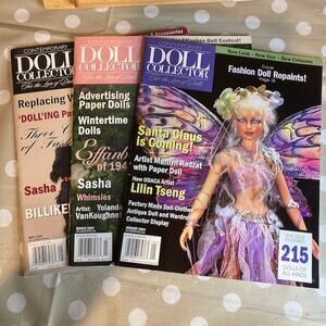 Vintage Y2K Lot of 3 Contemporary Doll Collector Magazines (Jan, Mar, May 2004)